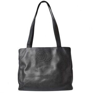 Chanel Tote A4 Caviar Leather Black